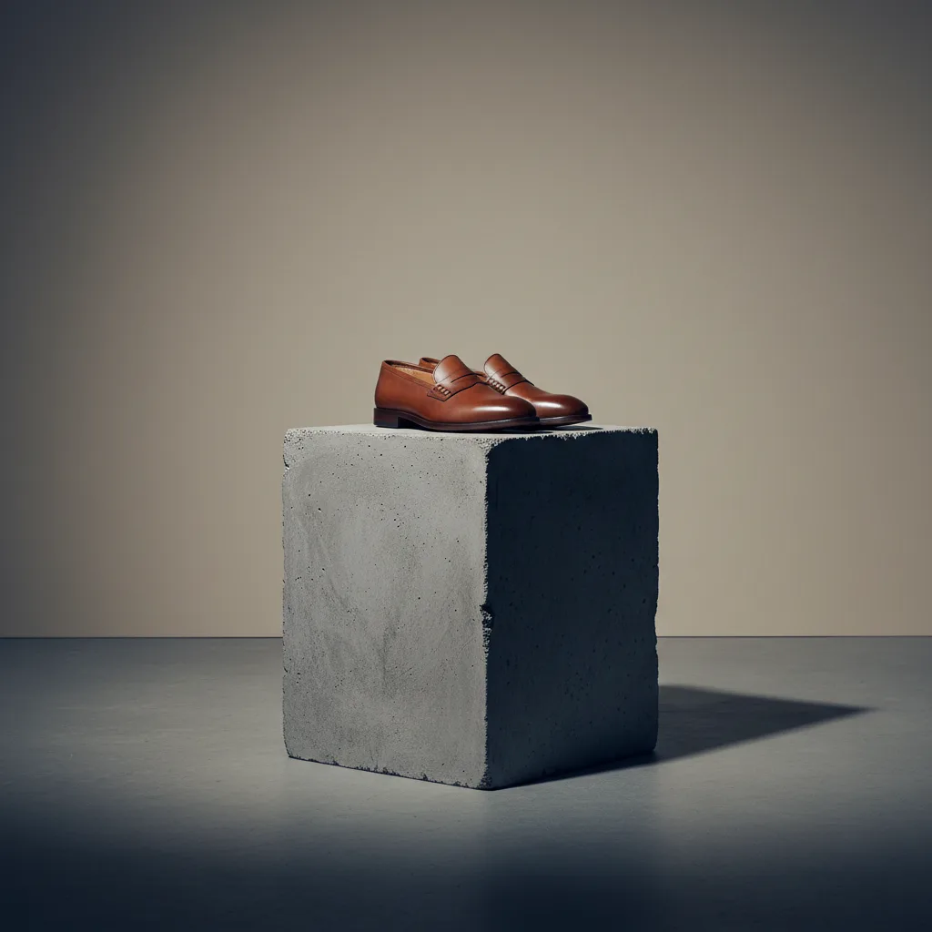 Mocassin en cuir souple pour homme